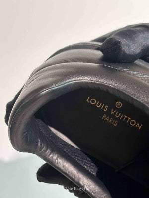Louis Vuitton Black Leather Luxembourg Sneakers Size 9