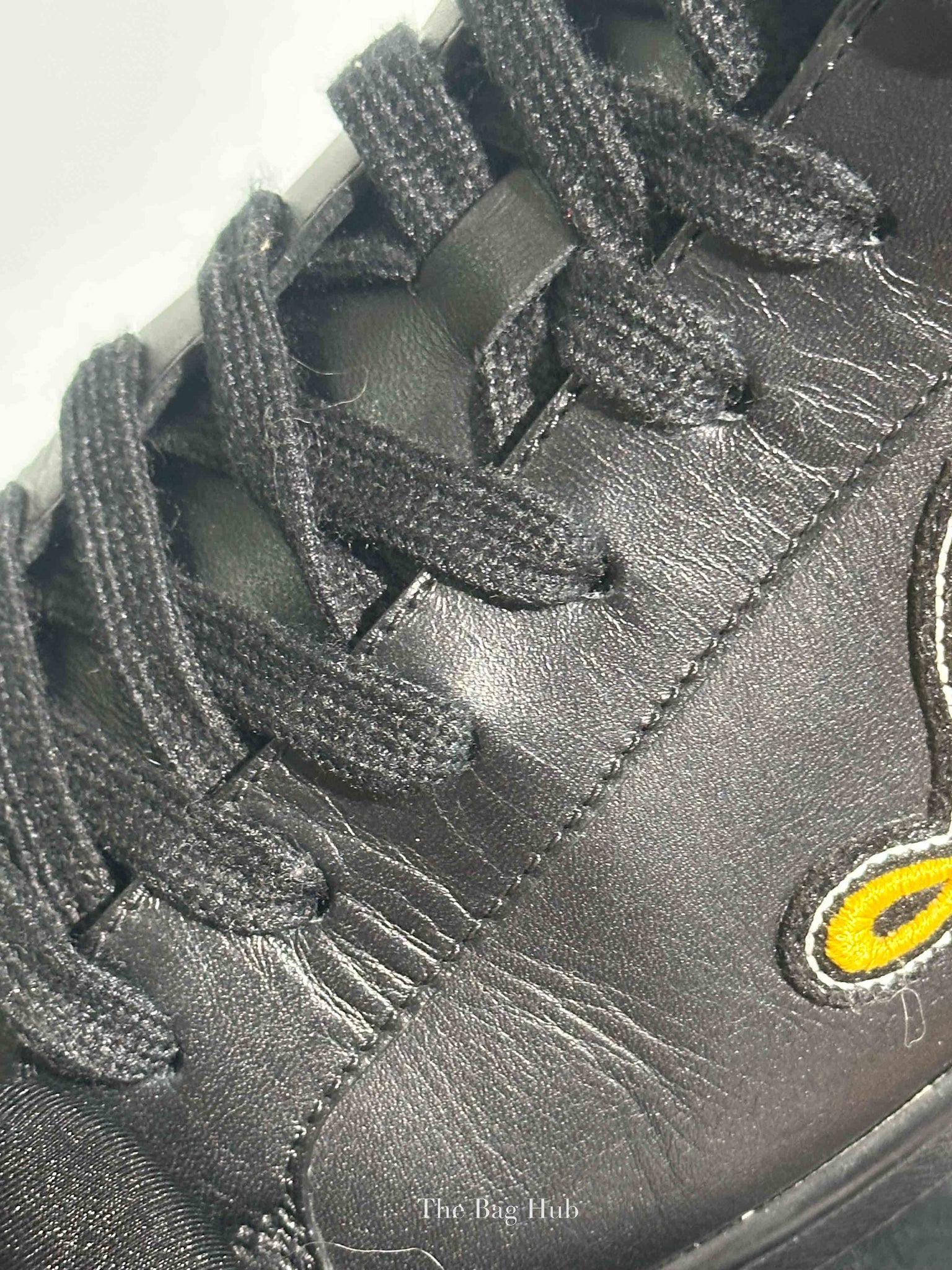 Louis Vuitton Black Leather Luxembourg Sneakers Size 9