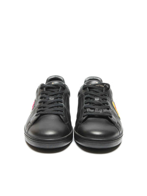 Louis Vuitton Black Leather Luxembourg Sneakers Size 9