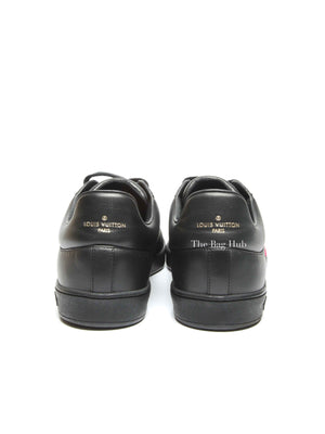 Louis Vuitton Black Leather Luxembourg Sneakers Size 9