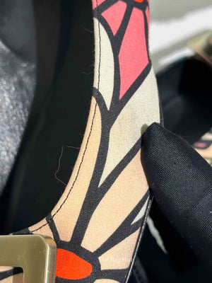 Roger Vivier Multicolor Canvas Ballet Flats Size 36