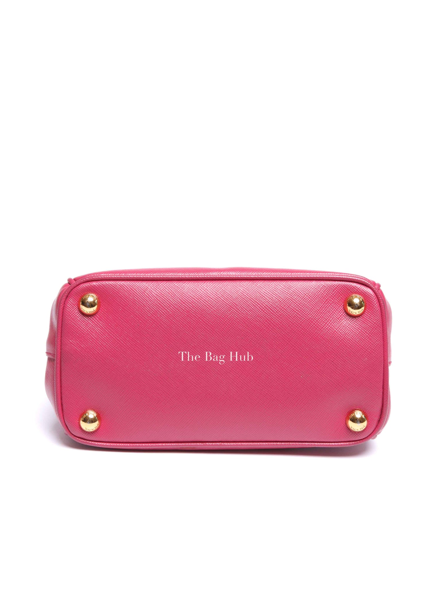 Prada Peonia Saffiano Leather Mini Double Zip Shoulder Bag BN2842