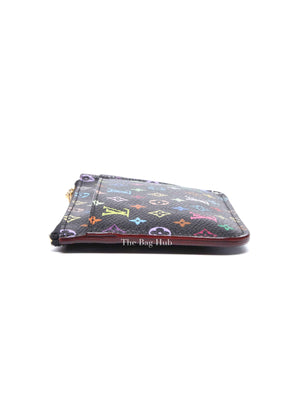 Louis Vuitton Black Multicolor Monogram Pochette Cles NM Key Holder