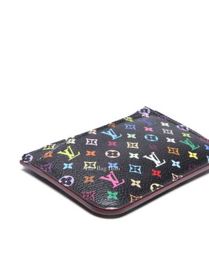 Louis Vuitton Black Multicolor Monogram Pochette Cles NM Key Holder