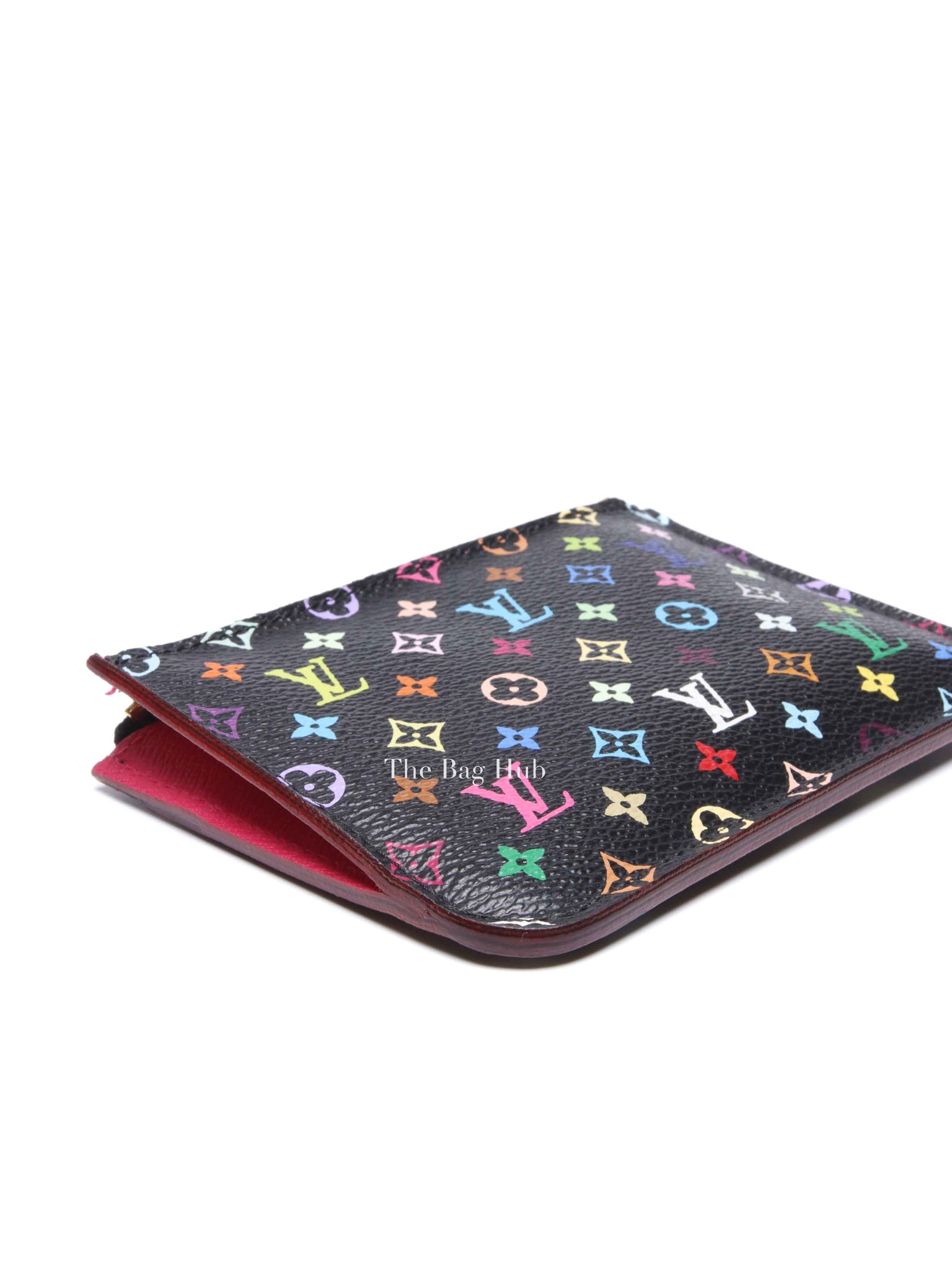 Louis Vuitton Black Multicolor Monogram Pochette Cles NM Key Holder