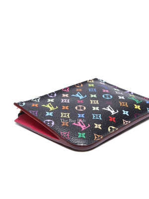 Louis Vuitton Black Multicolor Monogram Pochette Cles NM Key Holder