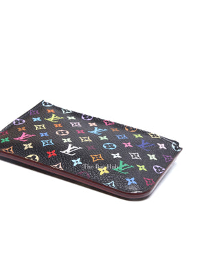 Louis Vuitton Black Multicolor Monogram Pochette Cles NM Key Holder