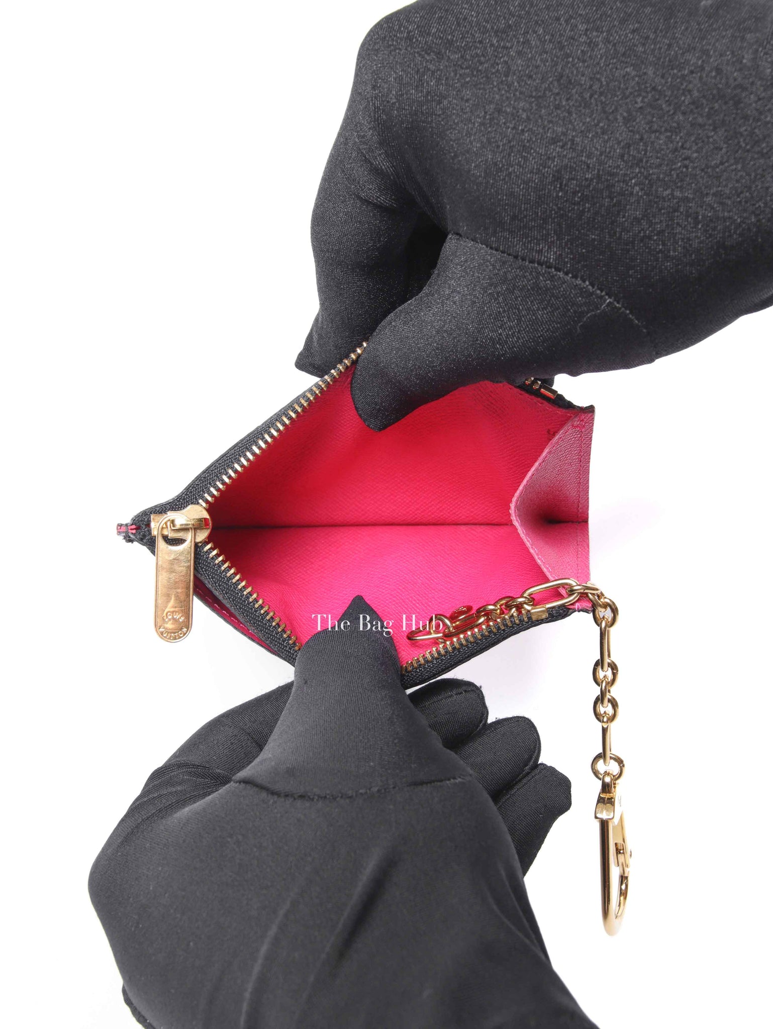 Louis Vuitton Black Multicolor Monogram Pochette Cles NM Key Holder