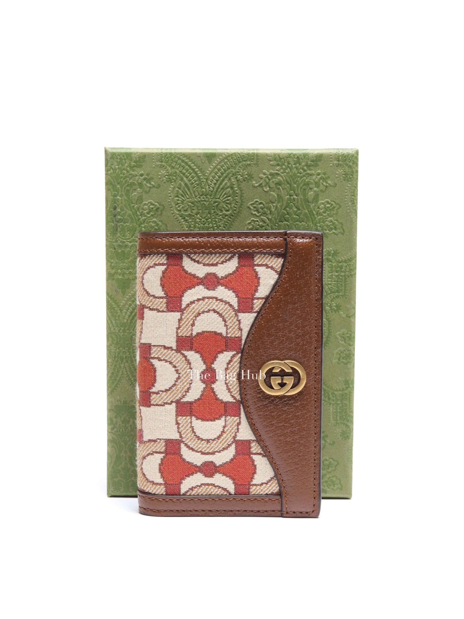 Gucci Brown Canvas/Leather Interlocking GG Horsebit Bifold Wallet