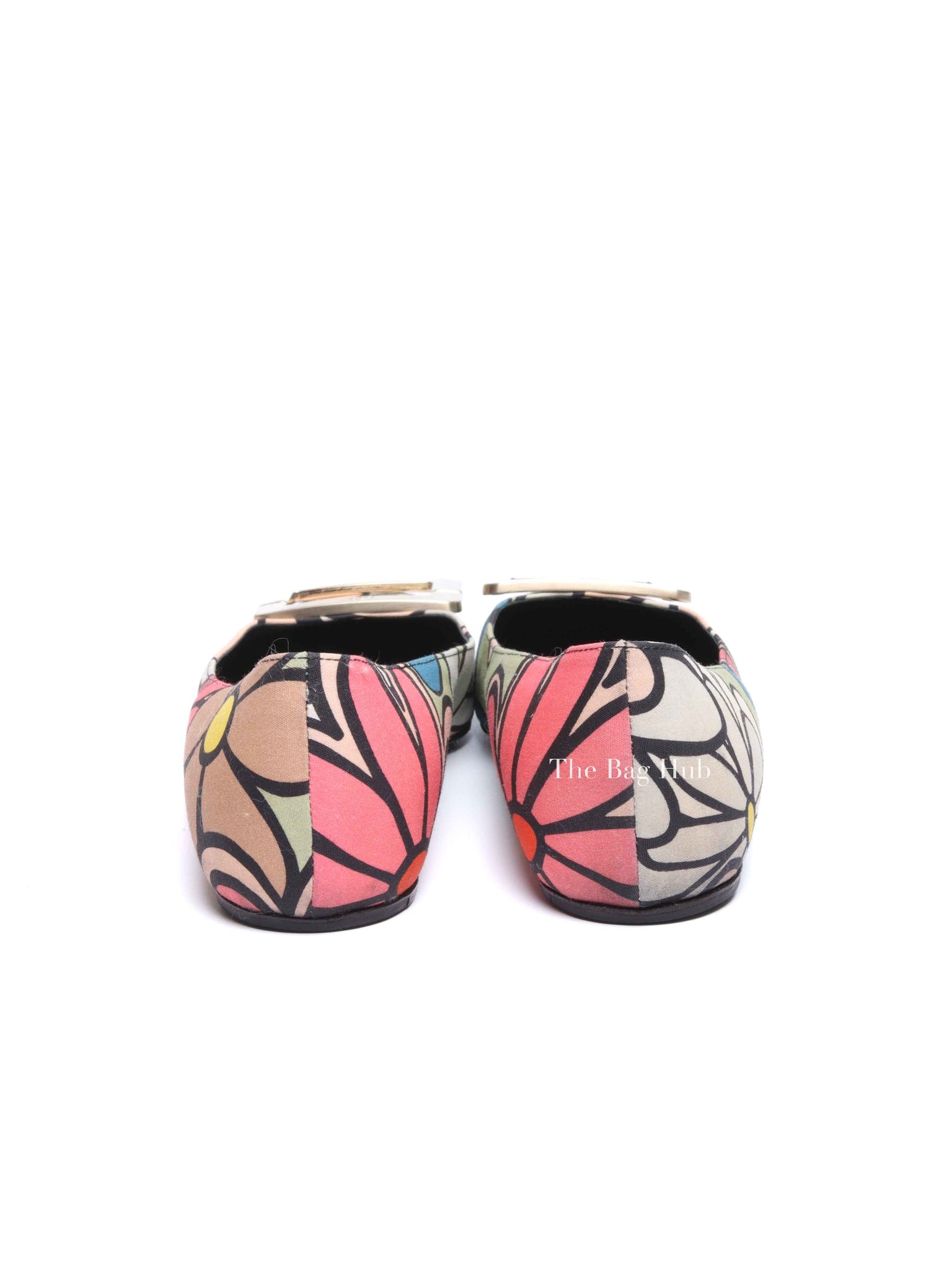 Roger Vivier Multicolor Canvas Ballet Flats Size 36