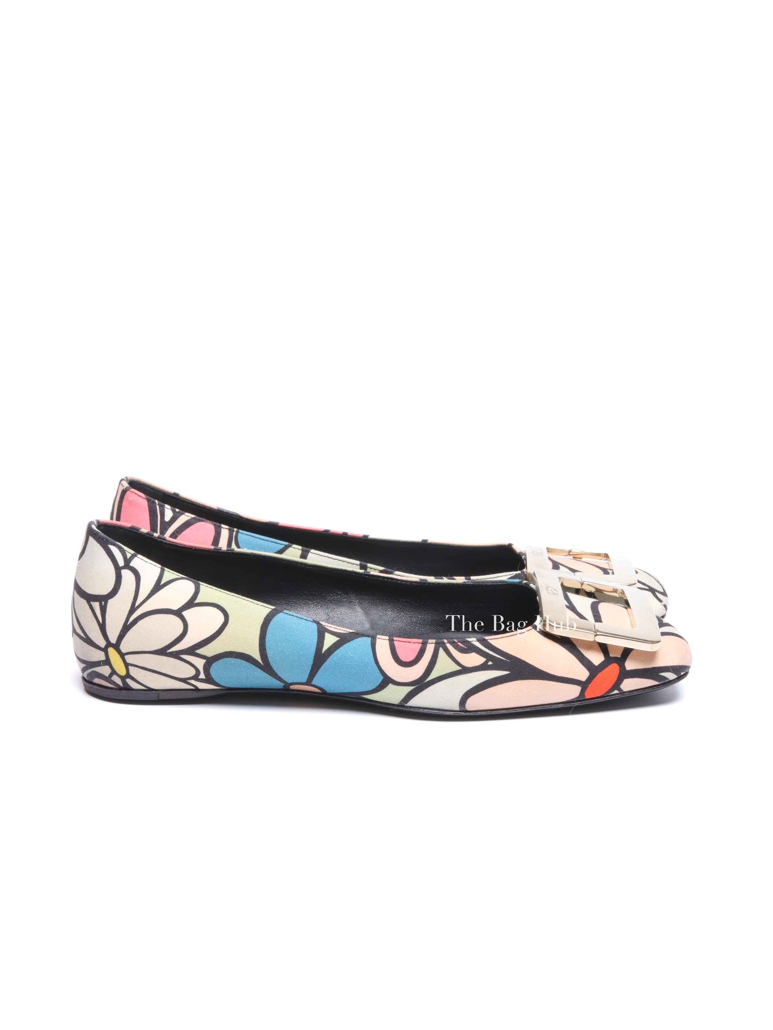 Roger Vivier Multicolor Canvas Ballet Flats Size 36