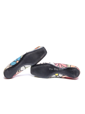 Roger Vivier Multicolor Canvas Ballet Flats Size 36