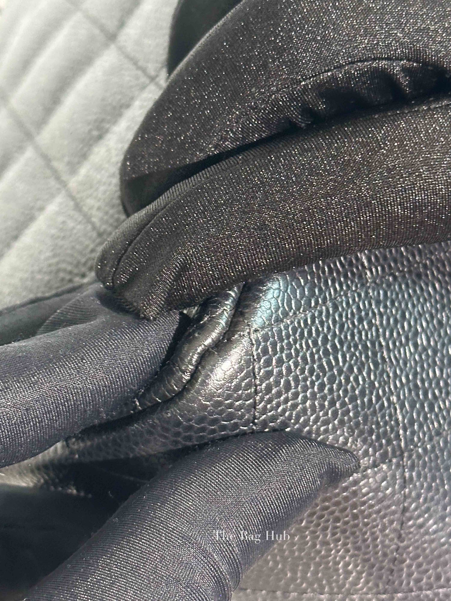Chanel Black Caviar Large Double Flap Bag SHW