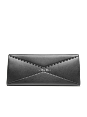 Alaia Black Shiny Grained Leather Le Teckel Tote Bag