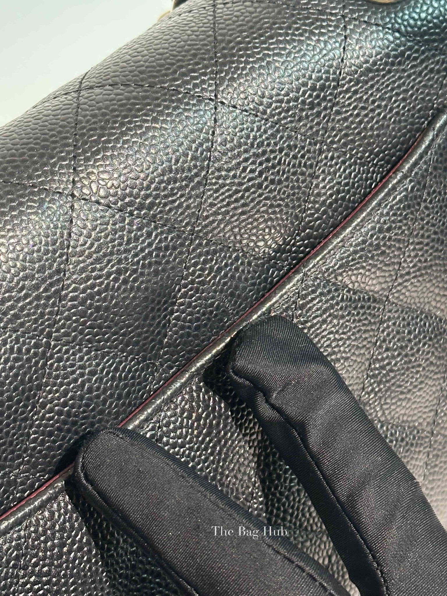 Chanel Black Caviar Large Double Flap Bag SHW