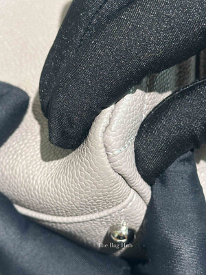 Chanel Grey Quilted Caviar Leather Grand Shopping XL Tote Bag