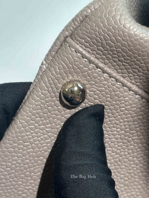 Chanel Grey Quilted Caviar Leather Grand Shopping XL Tote Bag