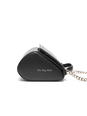 Givenchy Black Textured Calfskin Mini Pandora Box Chain Crossbody Bag