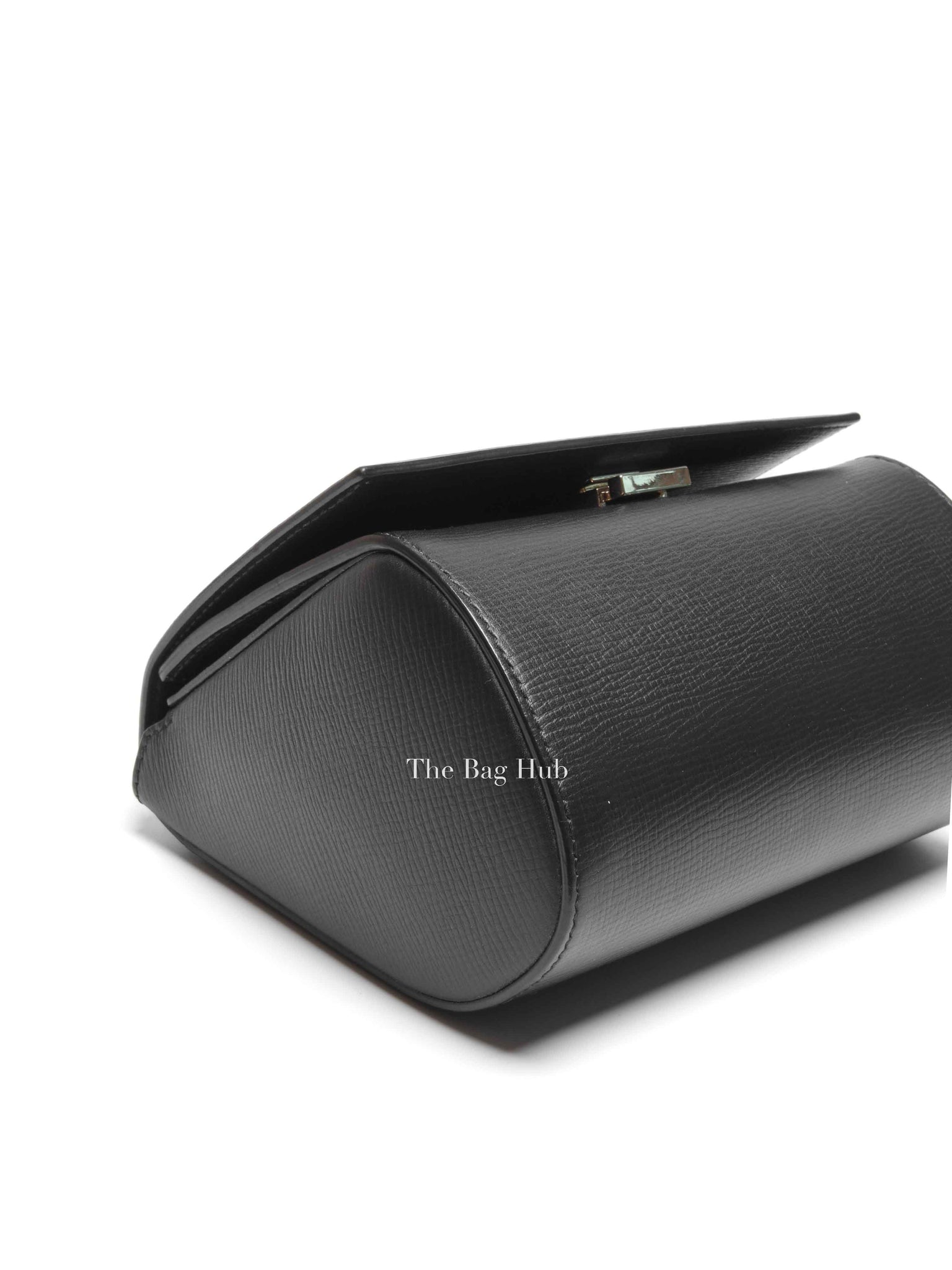 Givenchy Black Textured Calfskin Mini Pandora Box Chain Crossbody Bag