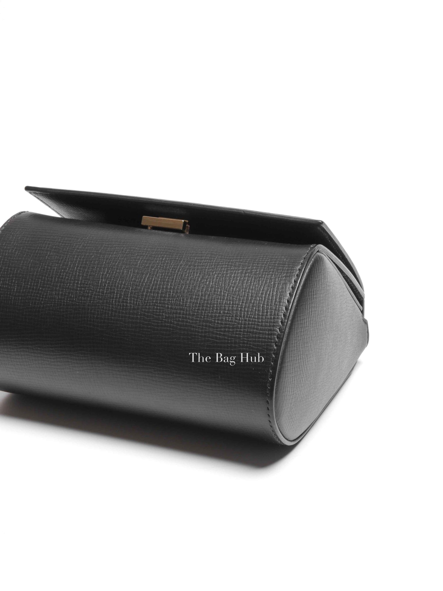 Givenchy Black Textured Calfskin Mini Pandora Box Chain Crossbody Bag