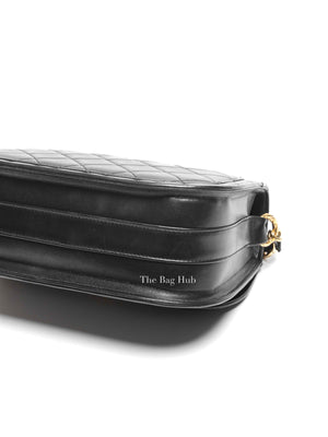 Chanel Black Lambskin Chain Shoulder Bag
