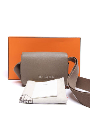 Hermes Etoupe Chevre Mysore Geta Bag
