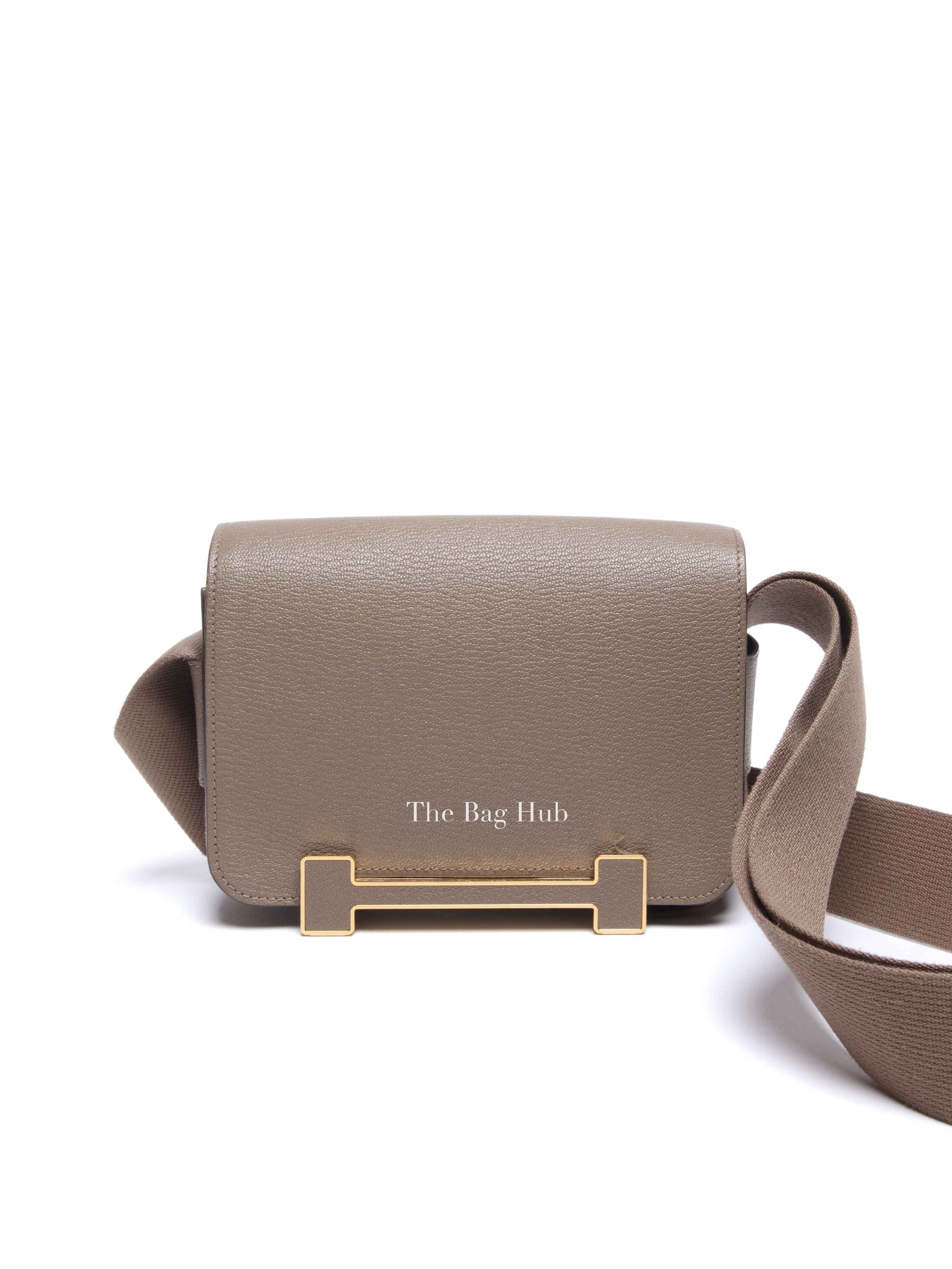 Hermes Etoupe Chevre Mysore Geta Bag