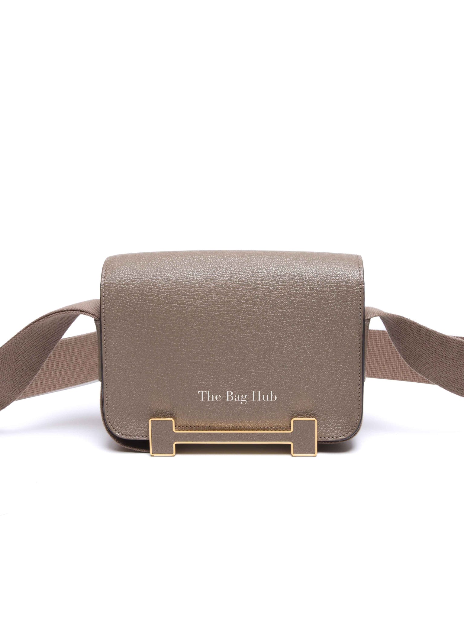 Hermes Etoupe Chevre Mysore Geta Bag