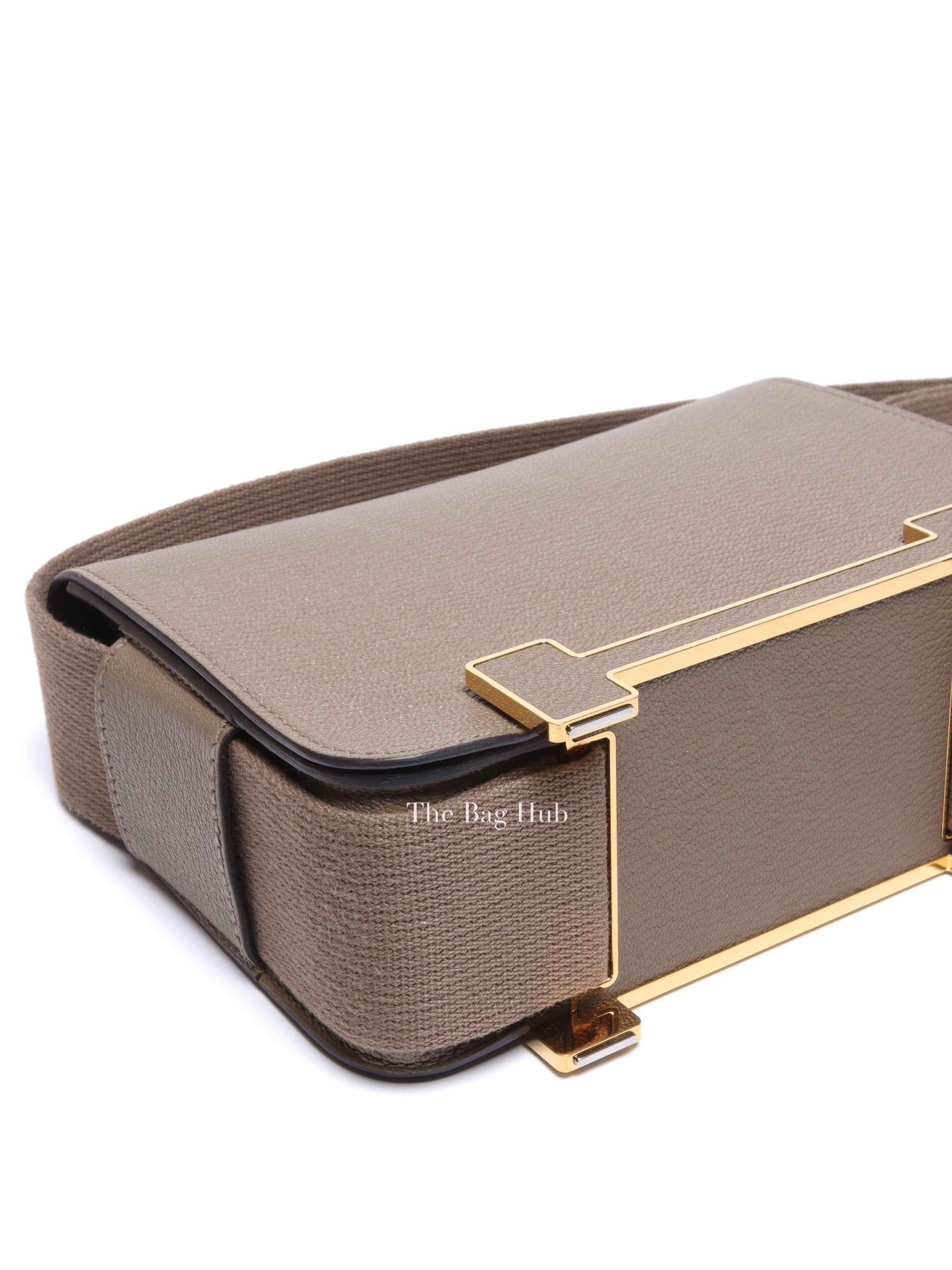 Hermes Etoupe Chevre Mysore Geta Bag