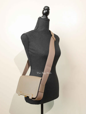 Hermes Etoupe Chevre Mysore Geta Bag
