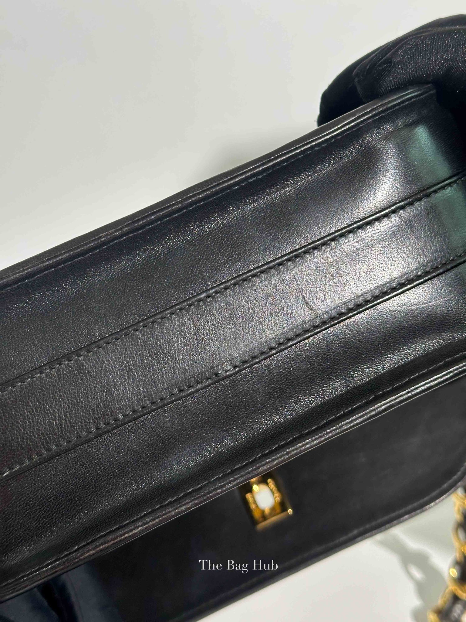 Chanel Black Lambskin Chain Shoulder Bag