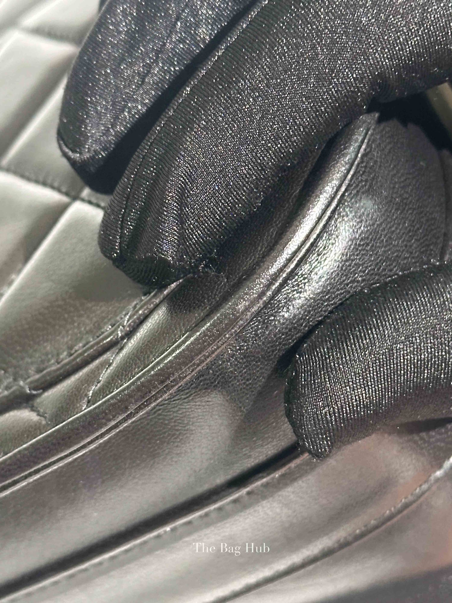 Chanel Black Lambskin Chain Shoulder Bag