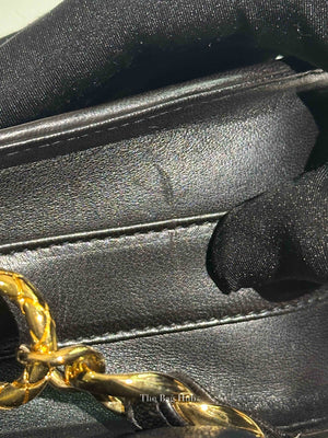 Chanel Black Lambskin Chain Shoulder Bag