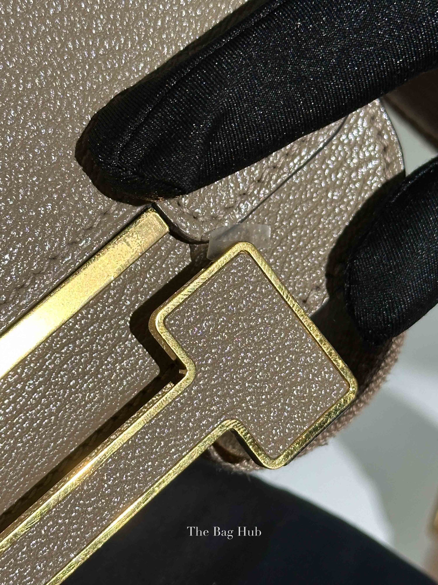 Hermes Etoupe Chevre Mysore Geta Bag