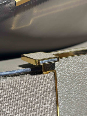 Hermes Etoupe Chevre Mysore Geta Bag