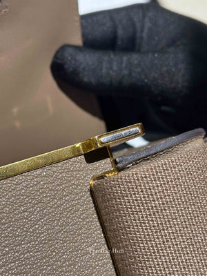 Hermes Etoupe Chevre Mysore Geta Bag