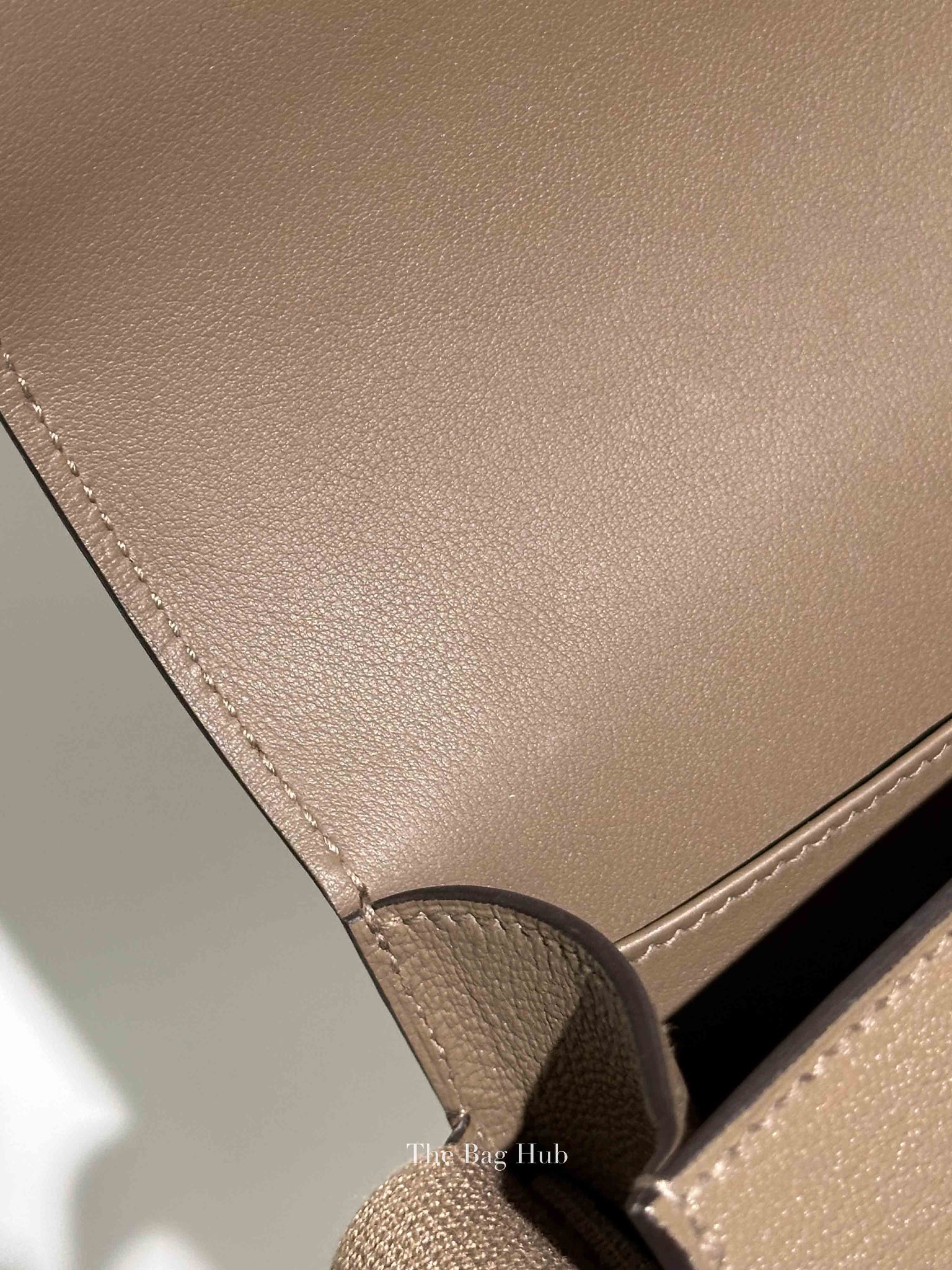Hermes Etoupe Chevre Mysore Geta Bag