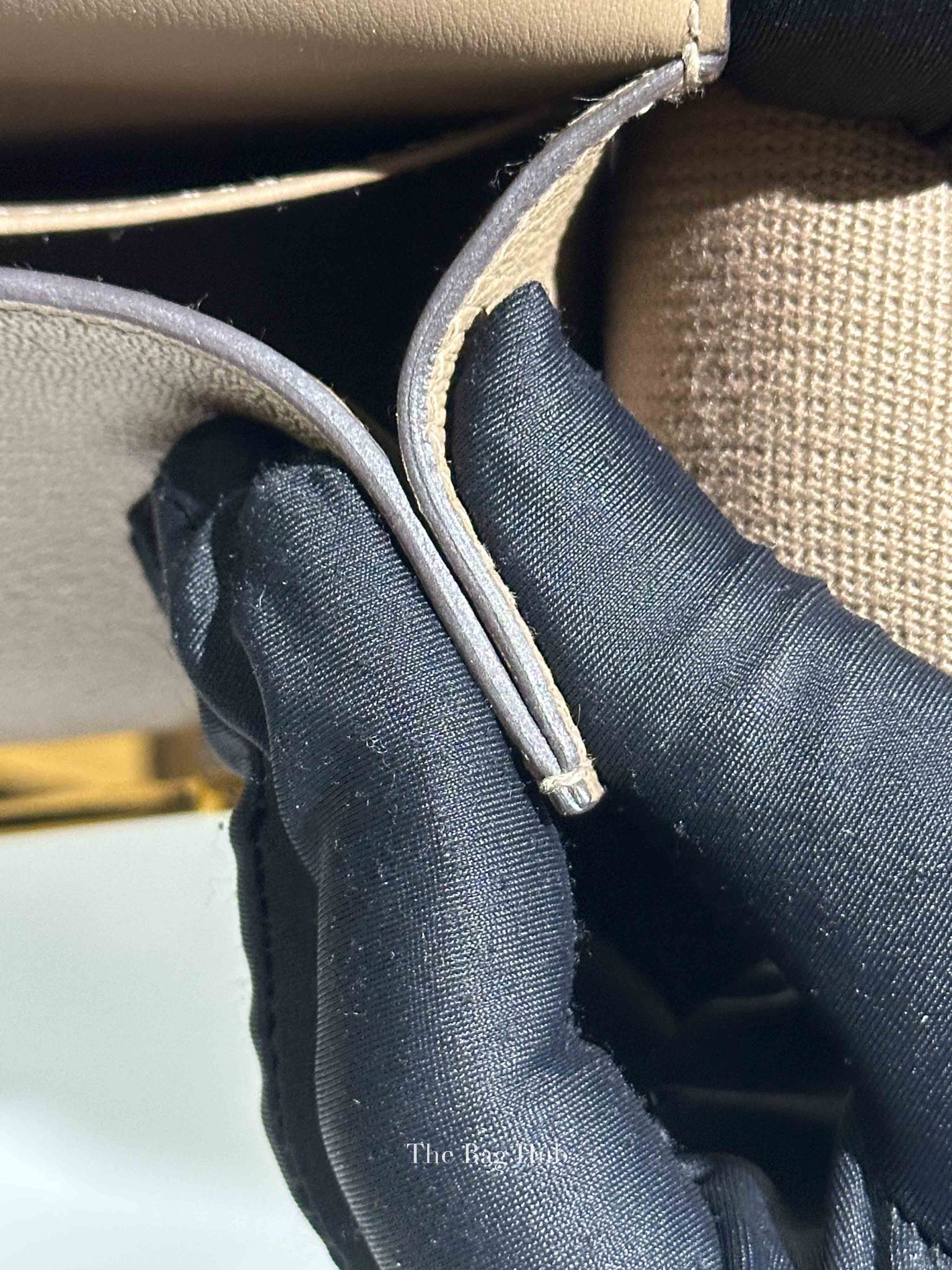 Hermes Etoupe Chevre Mysore Geta Bag