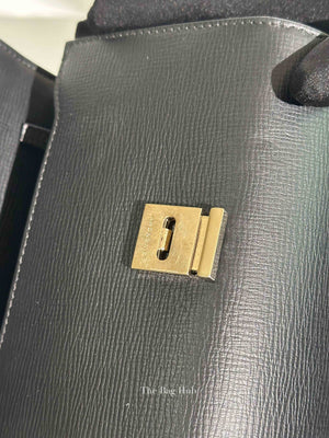 Givenchy Black Textured Calfskin Mini Pandora Box Chain Crossbody Bag