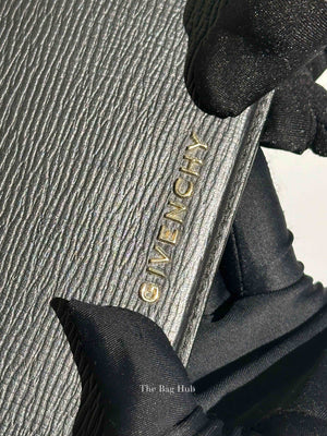 Givenchy Black Textured Calfskin Mini Pandora Box Chain Crossbody Bag