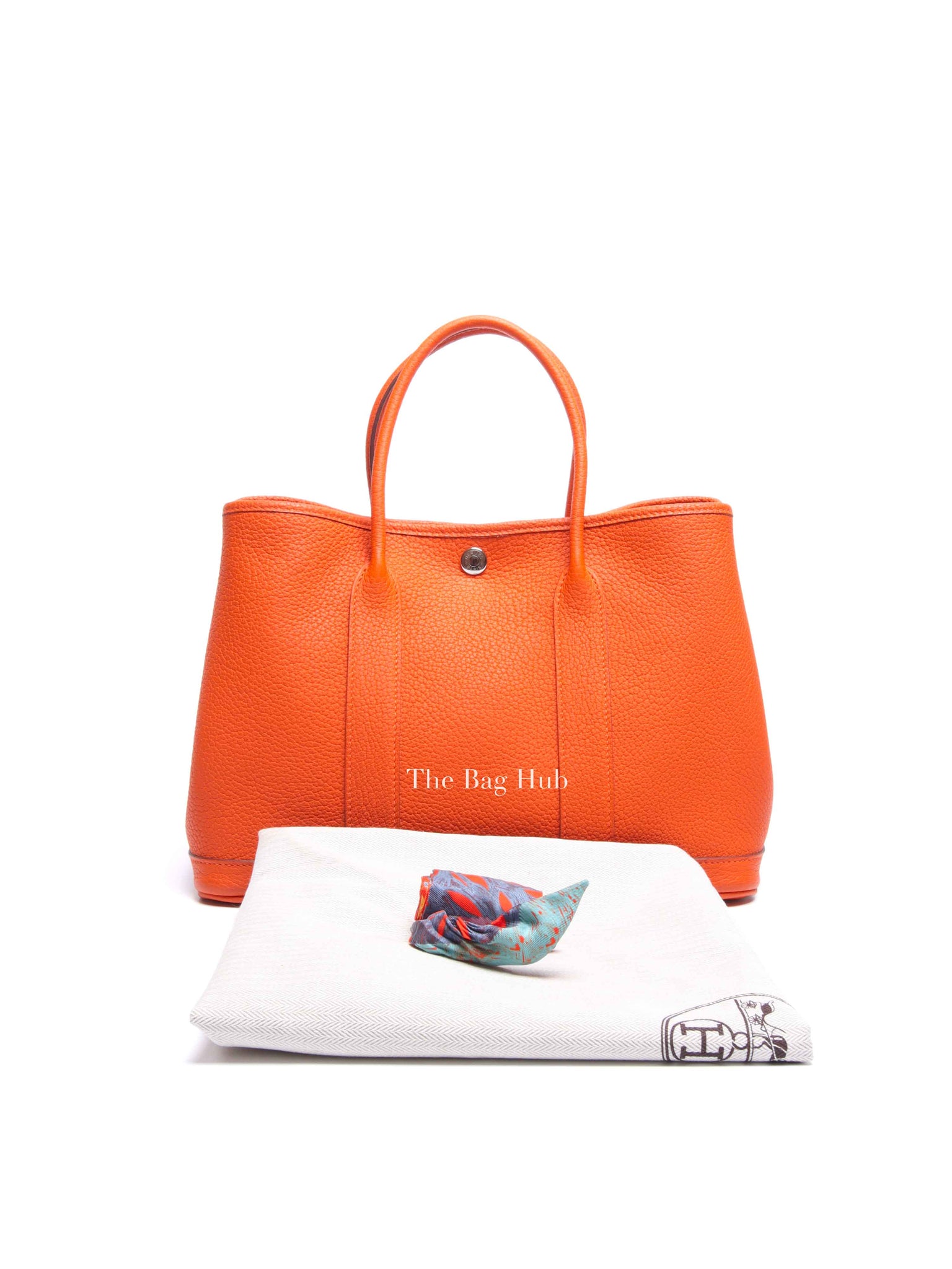 Hermes Orange Negonda Garden Party 30 Bag