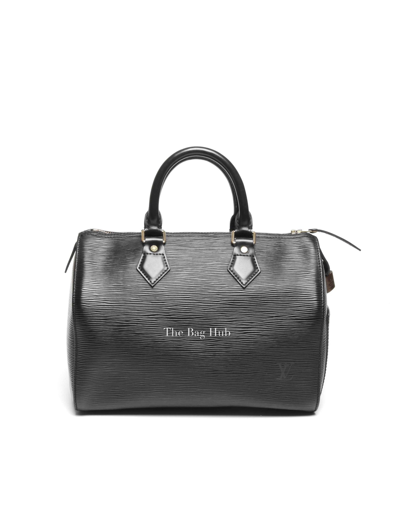 Louis Vuitton Black Epi Leather Speedy 25 Bag