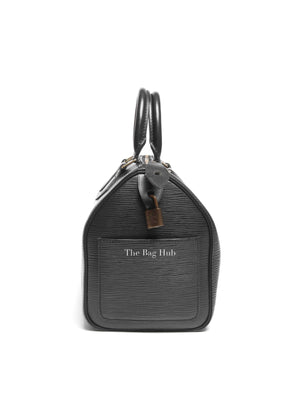 Louis Vuitton Black Epi Leather Speedy 25 Bag