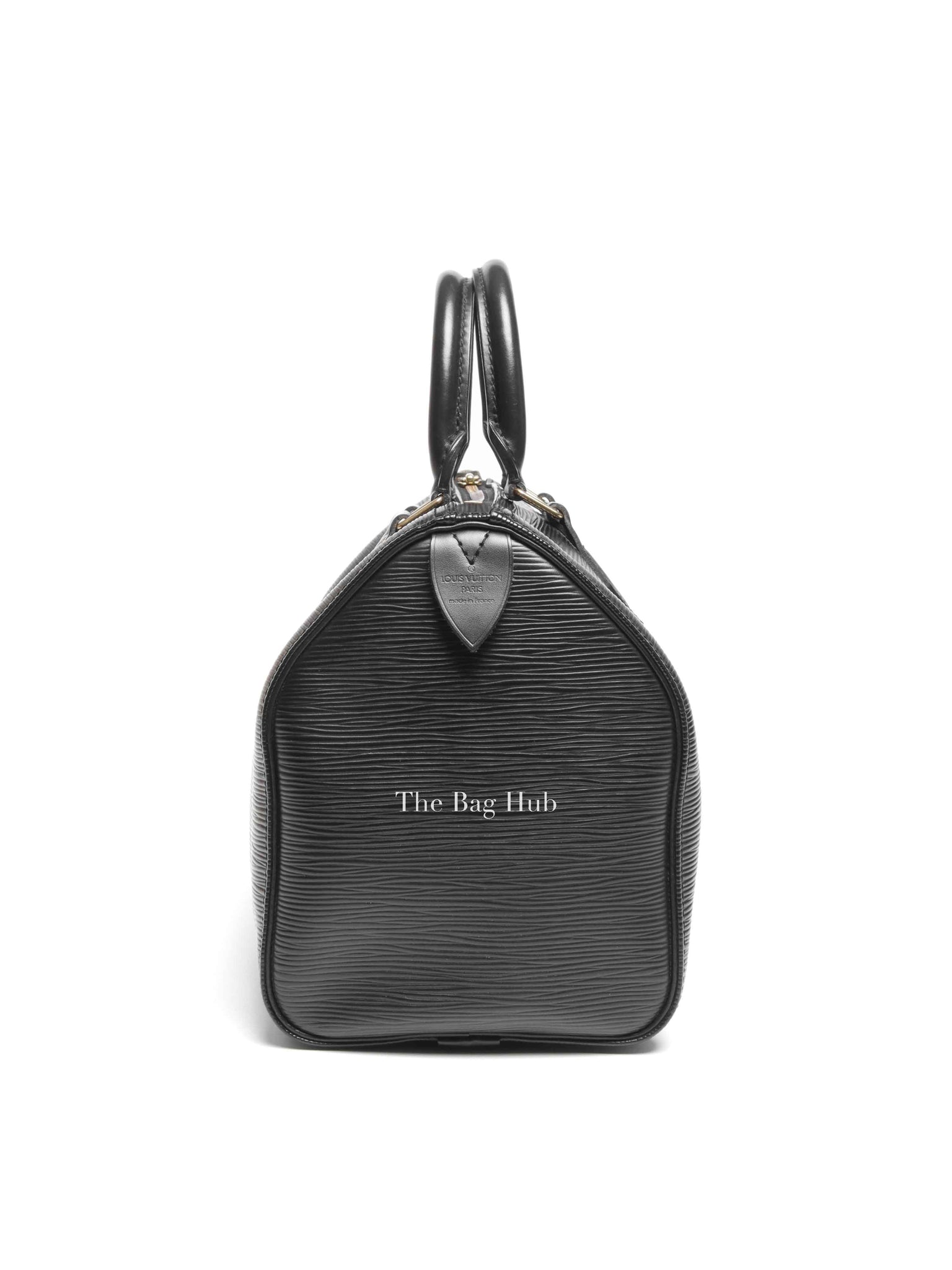 Louis Vuitton Black Epi Leather Speedy 25 Bag