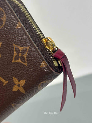 Louis Vuitton Fuchsia Monogram Canvas Clemence Long Wallet