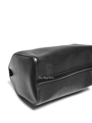 Louis Vuitton Black Epi Leather Speedy 25 Bag