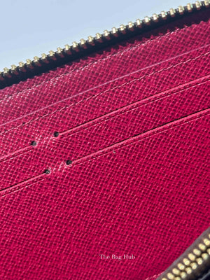 Louis Vuitton Fuchsia Monogram Canvas Clemence Long Wallet