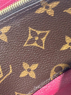 Louis Vuitton Fuchsia Monogram Canvas Clemence Long Wallet