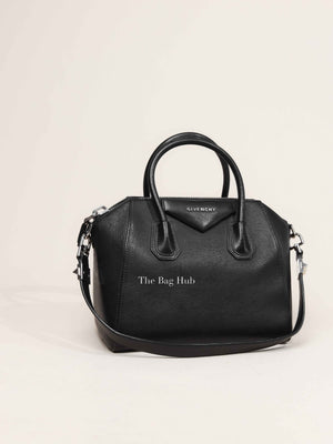 Givenchy Black Leather Antigona Medium Bag