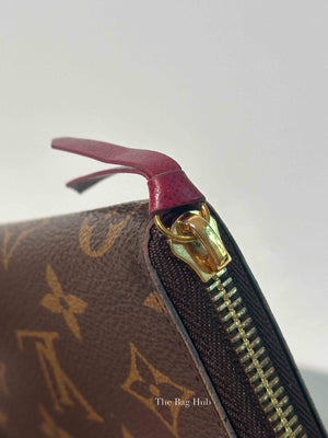 Louis Vuitton Fuchsia Monogram Canvas Clemence Long Wallet